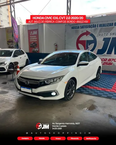 Honda Civic Sedan EXL 2.0 Flex 16V Aut.4p 2020