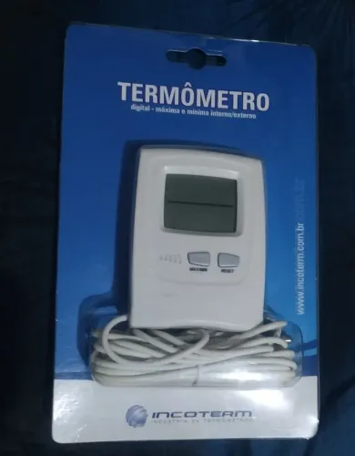 Termômetro digital interno e externo.