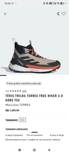Tênis Trilha Terrex Adidas 