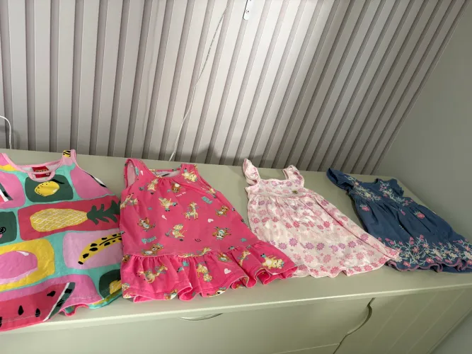 Lote de roupas bebê menina