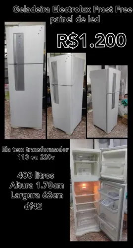 Geladeira Frost Free Electrolux