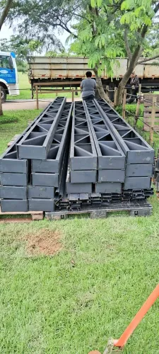 Estrutura NOVA completa com Vigas e Treliças para Galpão de 800m2