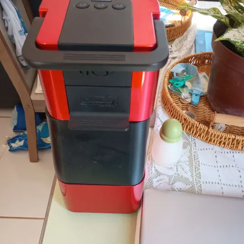 Cafeteira caffitaly vermelha