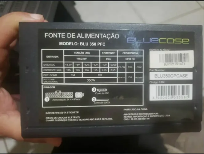 Fonte PFC Bluecase 
