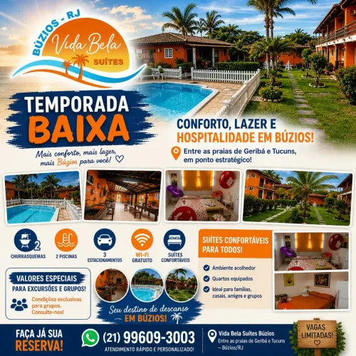 Pousada em Búzios Preços Promocionais