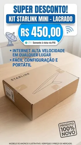 Kit starlink mini lacradinha