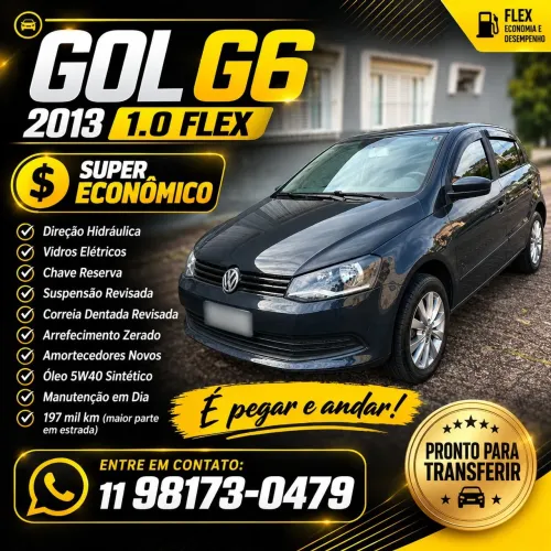 Volkswagen Gol Geração VI 1.0 8V MI Total Flex Mec. 4P 2013