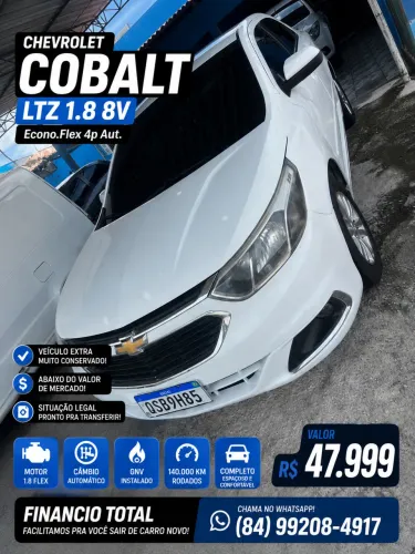 Chevrolet Cobalt LTZ 1.8 8V Econo.flex 4P Aut. 2018