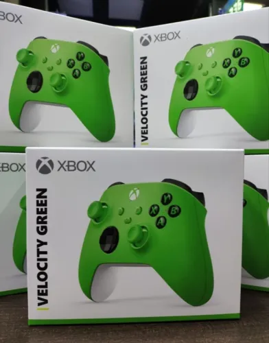 CONTROLE XBOX SERIES VERDE NOVO