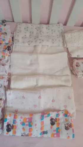 FRALDA de pano para bebê LUXO confeccionado  em tecido 100% algodão duplo extra absorvente