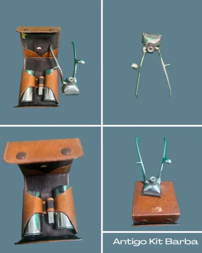 Antigo Kit de corte e barba