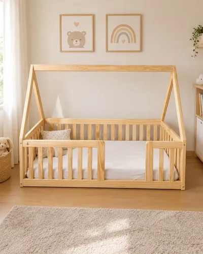Cama Montessoriana infantil c/ colchão