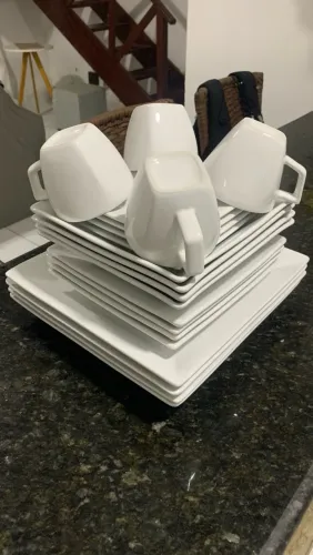 Aparelho de Jantar/Chá 20 pçs Quartier White Oxford