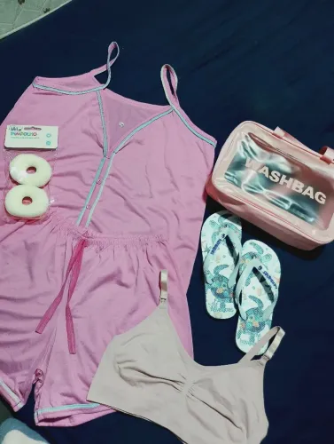 Kit Feminino para hospital ou viagem