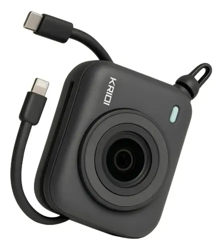 Carregador Portátil 10000mah Indução Kaidi 999 Tipo-c Turbo