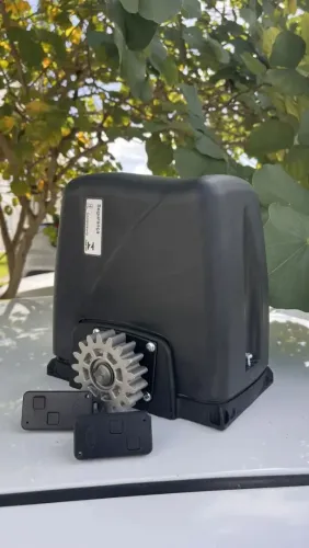 Motor de abrir portão até 600kg com cremalheira novos promoção entrego
