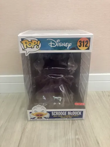 Apenas Caixa Vazia Com Blister Funko Scrooge Mcduck Exc Target 10 Polegadas