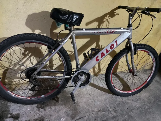 Bicicleta Caloi Supra 21V - Quadro em Alumínio (Com 2 Pneus Novos)