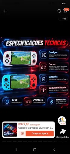 Controle game