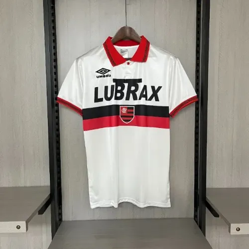 Camisa Flamengo Retrô 1993/94 Branca Lubrax