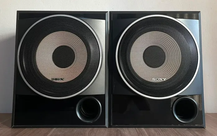 Par Subwoofers Passivos Sony Muteki Sa-Wp7500 200 RMS Cada Leia Descrição