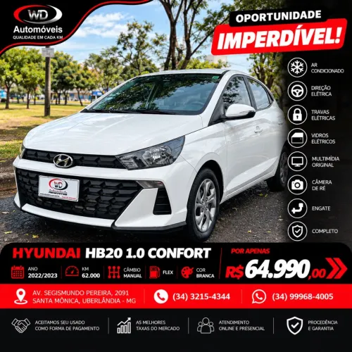 Hyundai HB20 Comfort 1.0 Flex 12V Mec. 2023