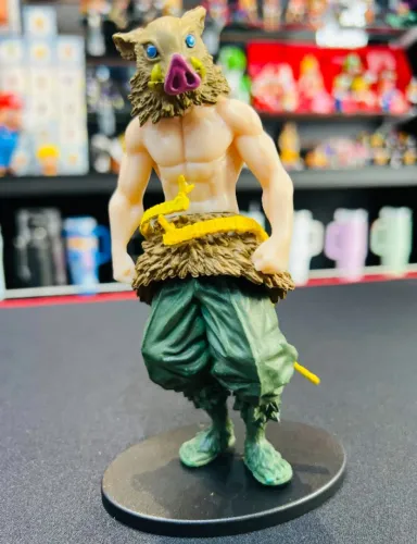 Boneco Cabeça de javali do Demon Slayer