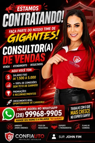 OPORTUNIDADE DE TRABALHO