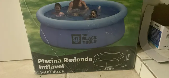 Piscina redonda inflável