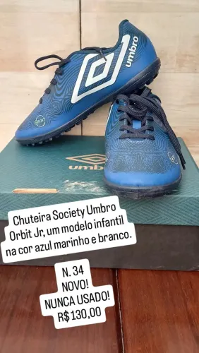 Chuteira Society Umbro n. 34