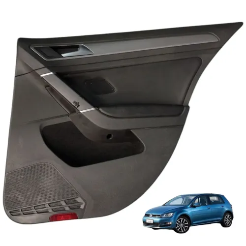 Forro Porta Traseira Direita Vw Golf Tsi 2015 Mk7 Preto