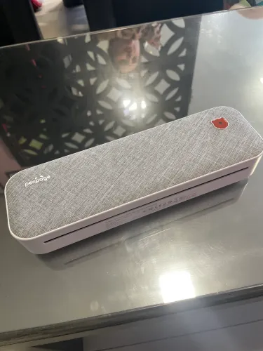 Impressora térmica bluetooth Peripage A40 cinza