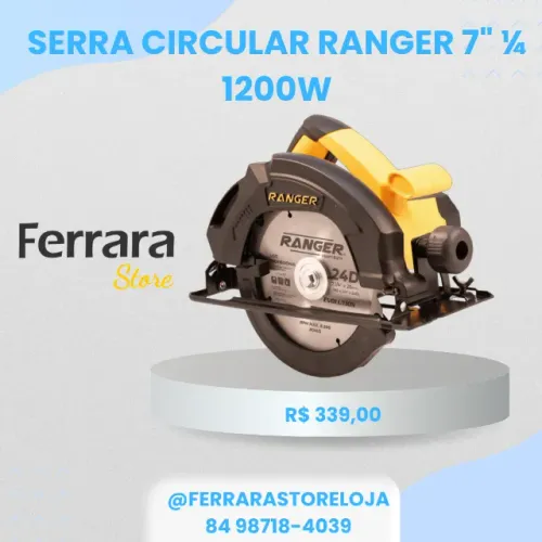 SERRA CIRCULAR 1200W 7.1/4? (RSC-1200)