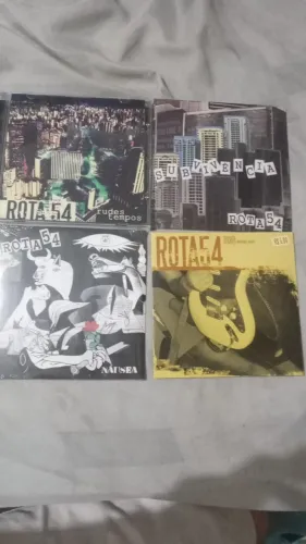 4 Cds Rota 54 - Rock roll Fidelity , Subvivencia, Rudes tempos, Nausea