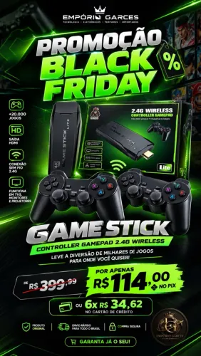 GAME STICK 4K ? DIVERSÃO RETRÔ NA SUA TV!