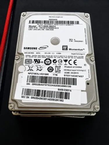 HDS DE NOTEBOOK 1TB