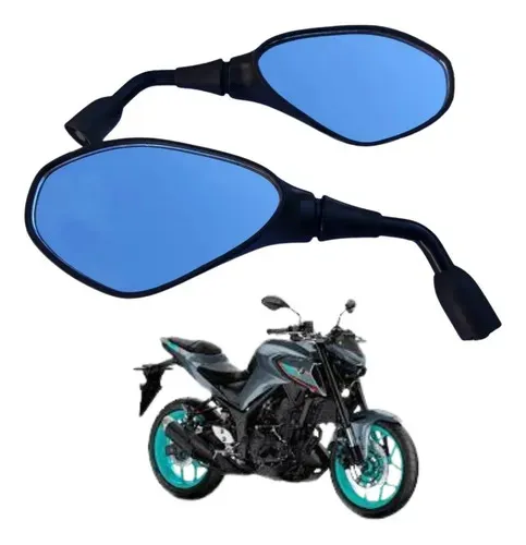 Par Retrovisor Bmw F800 Gs650 Haste Curta Fixa Yamaha