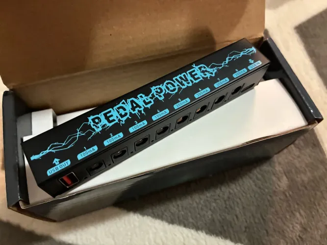 Fonte isolada para Pedais de guitarra - 8 saídas - Pedal Power - USB