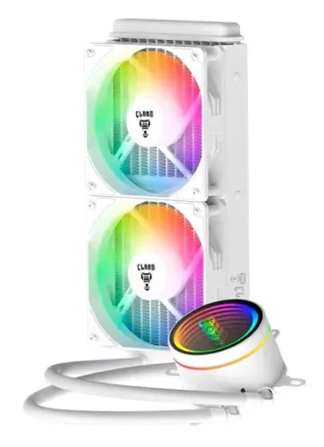Water cooler clanm rgb rainbown