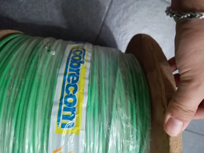 Bobina de Fio Verde de 6mm Cobrecom Superatox Flex 