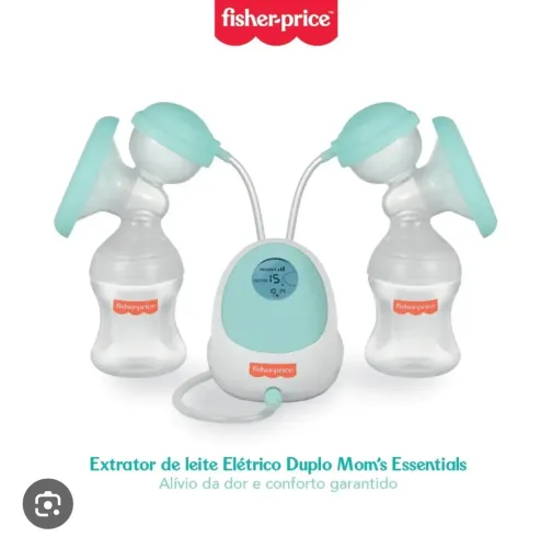 Bomba de leite elétrica dupla Fisher Price seminova