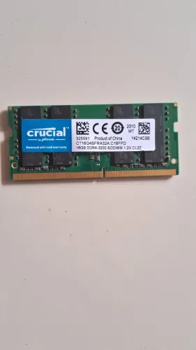 Memória ram 16gb ddr4 3200mhz notebook