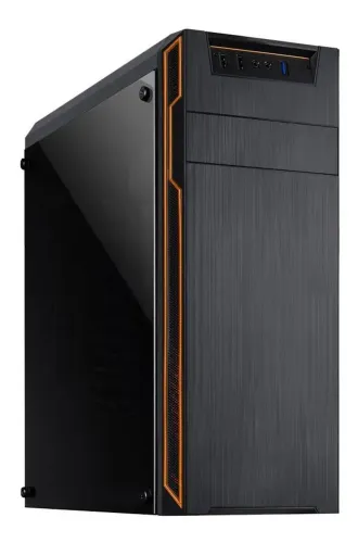 Gabinete Gamer Dragon Atx Mymax Usb 3.0 Cor Laranja