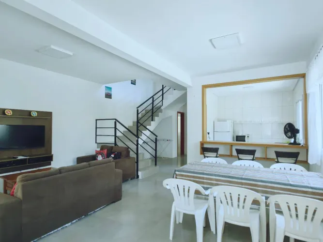  Praia Daniela Floripa Casa 4 quartos com ar-condicionado para temporada