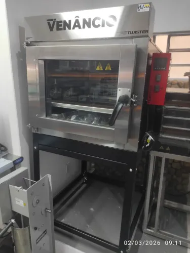 Bh Forno turbo industrial Venâncio a gás para 5 assadeiras