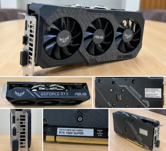 Placa de Vídeo ASUS TUF GTX 1660 SUPER 6GB