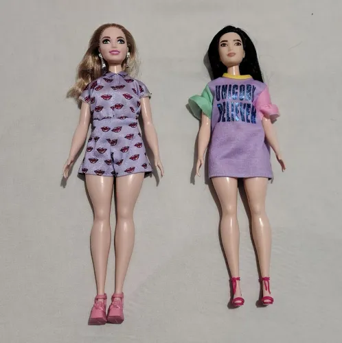 2 Barbies fashionistas