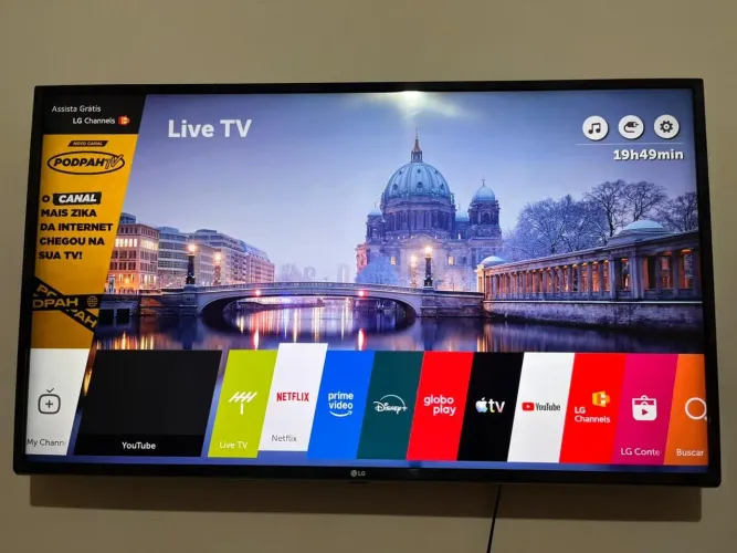 TV SMART DE LED 4 K LG 43 POLEGADAS 