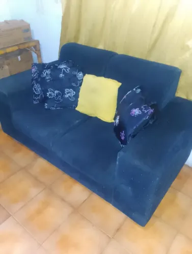 Vendo jogo de 3 sofás de veludo