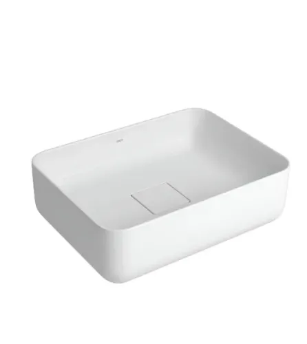 NOVO - Cuba de apoio retangular DECA 30x40cm Branco Slim
